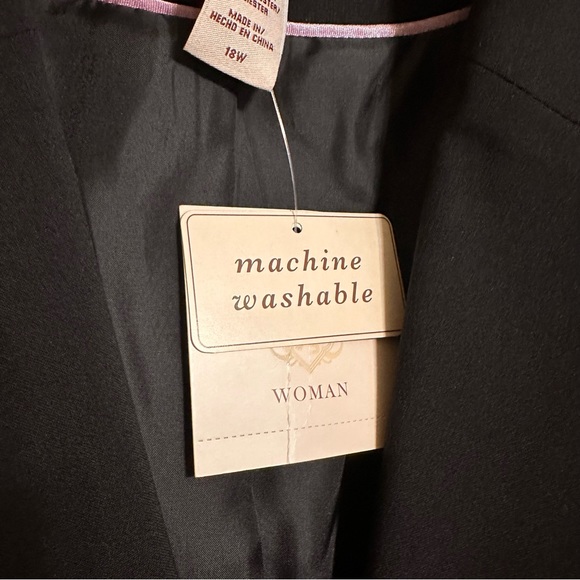 Covington Woman Plus Size Suit Jacket - Picture 5 of 9